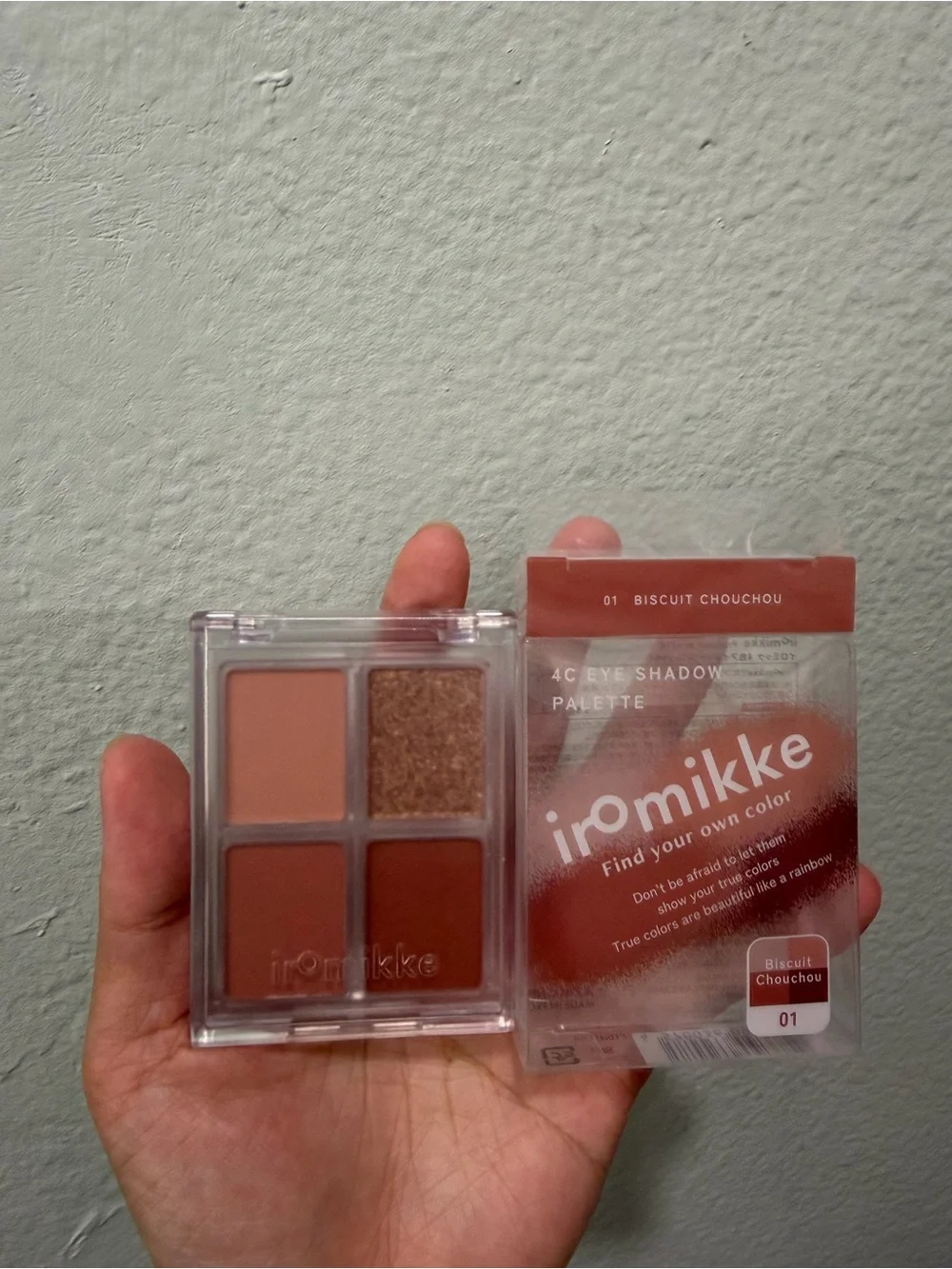 Iromikke Eye Shadow Palette, 4 Colors - Biscuit Chouchou 01 - Eye Makeup